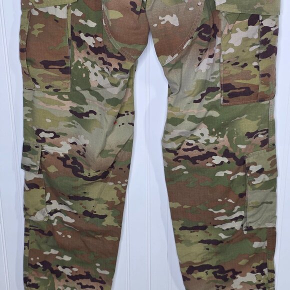 USGI Army Combat Pants Medium Reg 34 32 Camo Ripstop Insect Shield Hunting Hike - Picture 8 of 16